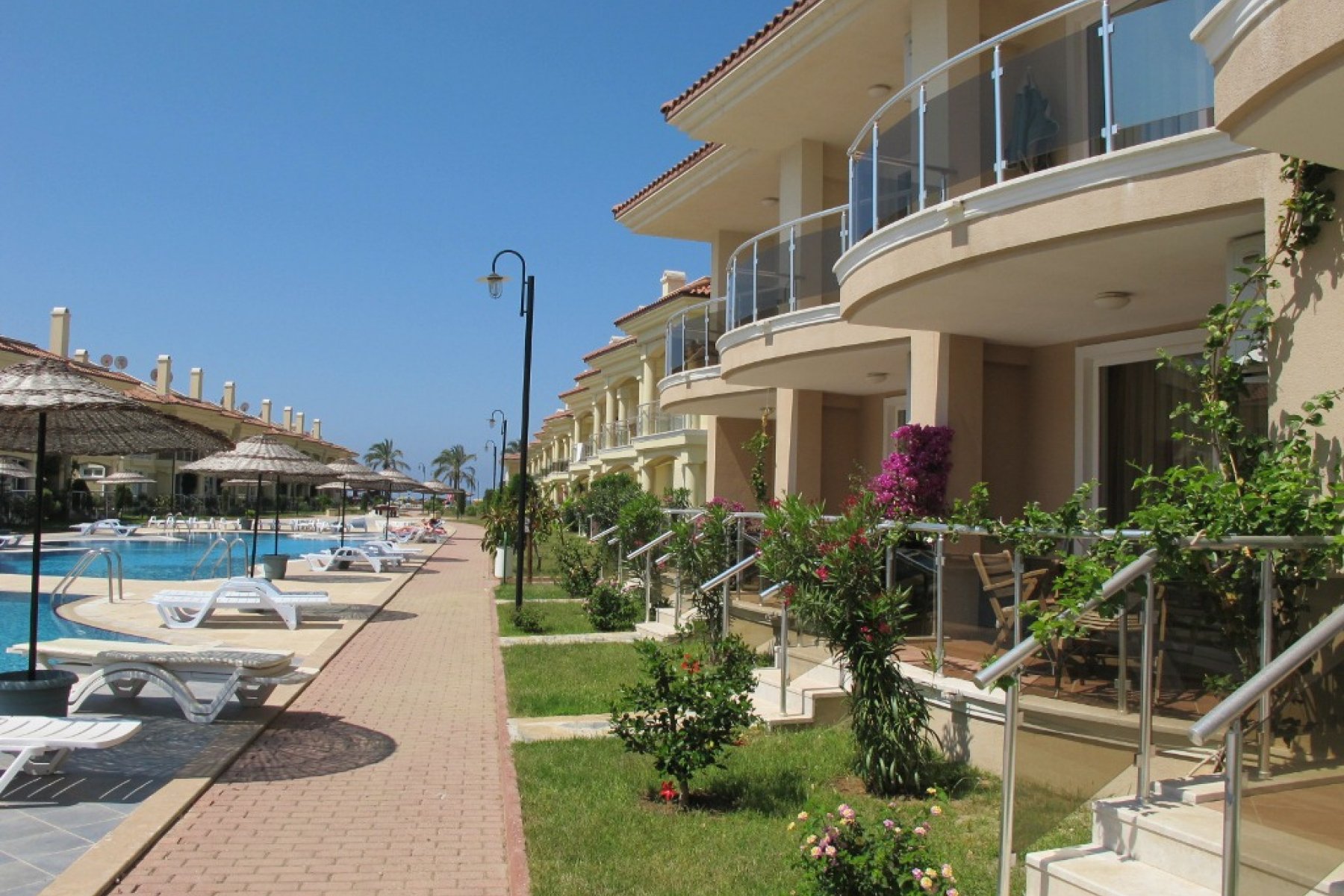CLA310 Sunset Beach Club Aqua 42 yazlık kiralık fethiye çalış apart daire