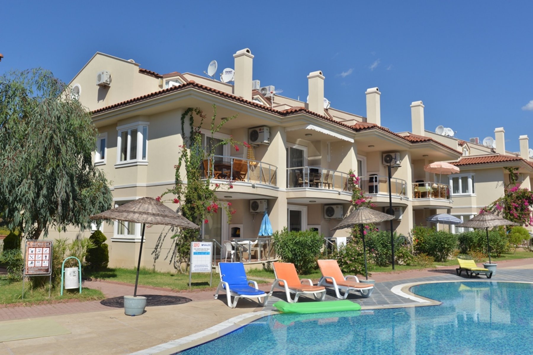 CLA313 Sunset Beach Club Mermaid 1 for rent in Fethiye Calis