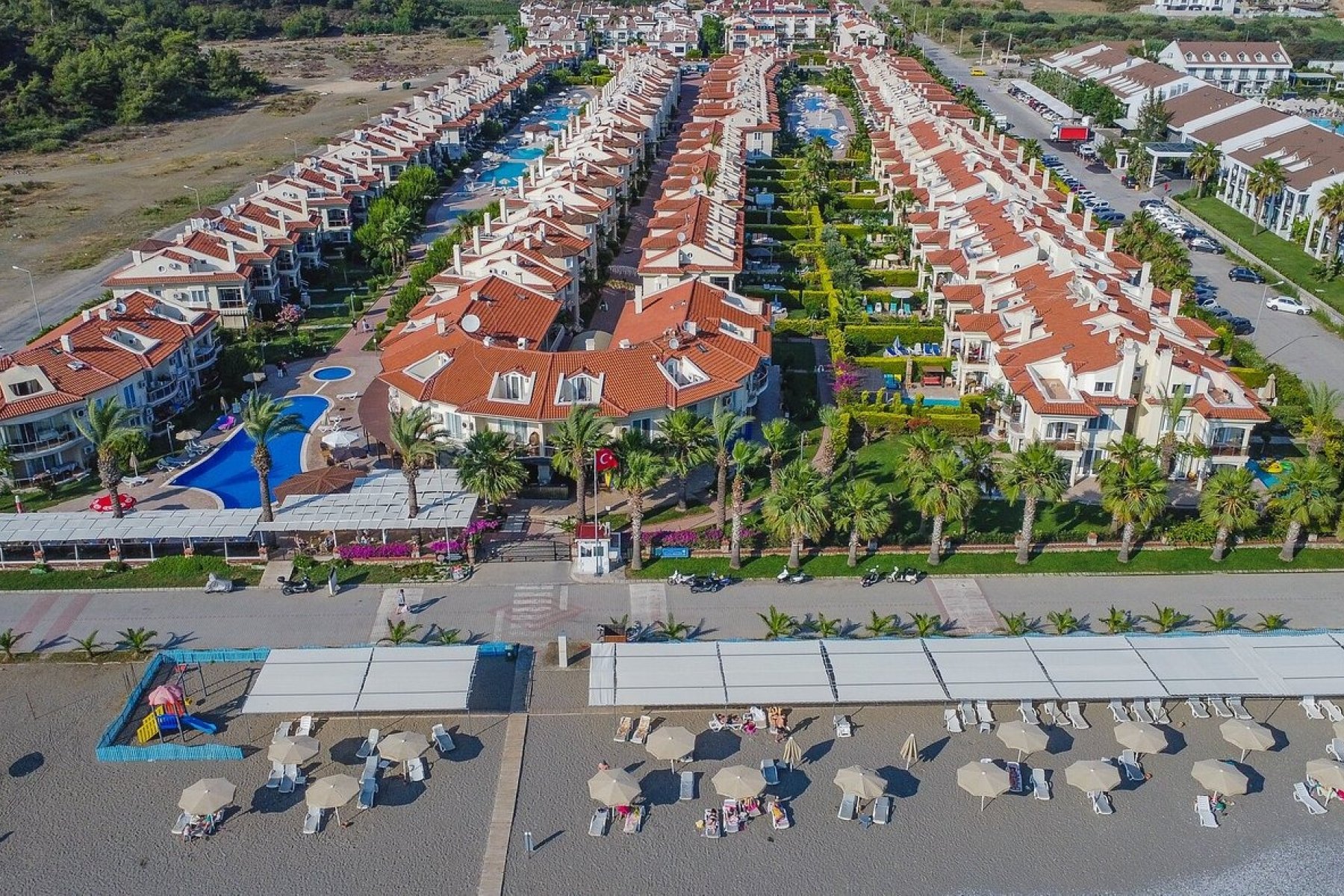 CLA313 Sunset Beach Club Mermaid 1 for rent in Fethiye Calis