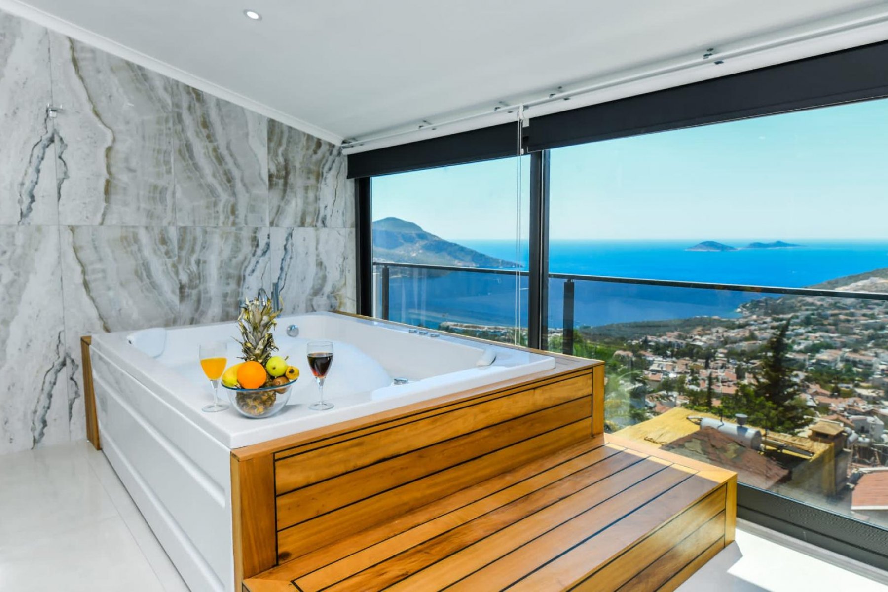 KLV201 two bedroom luxury villa for rent in Kalkan