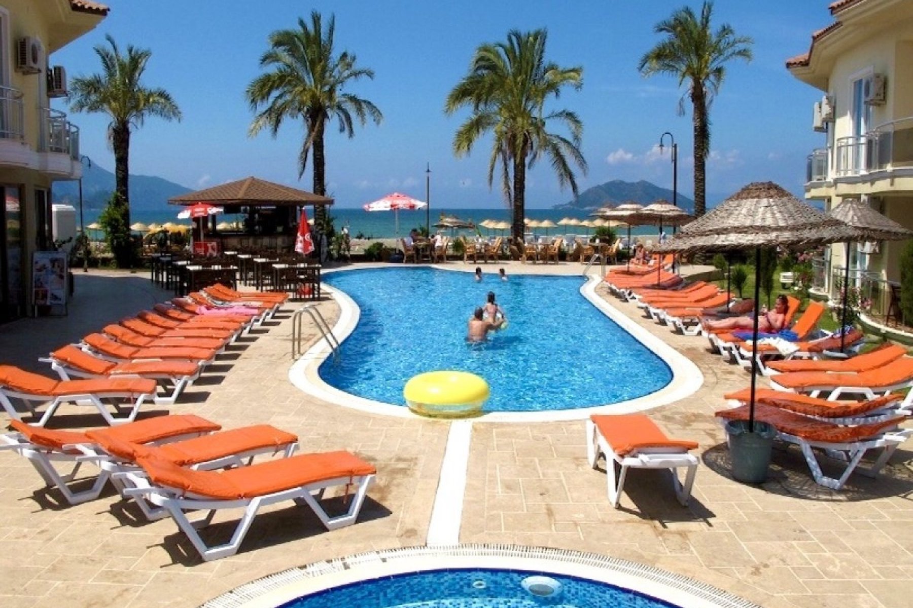 CLA224 sommer mietwohnungen in fethiye türkei Sunset Beach Club Aqua24