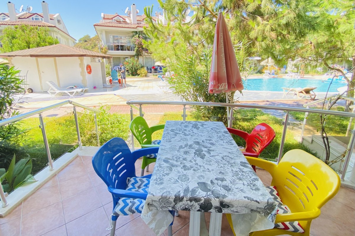 Sea shell-11 Sunset Beach Club özel plaj ve havuzlu kiralık yazlık apart daire